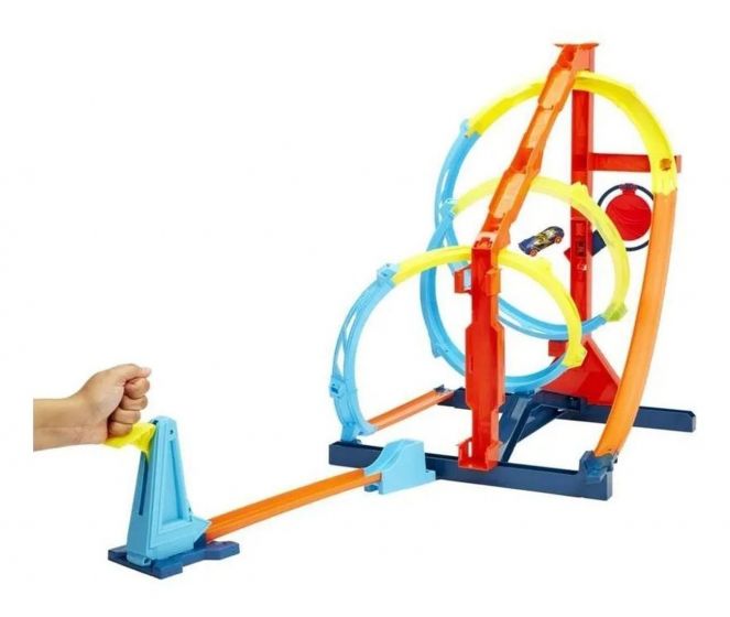 Hot Wheels Pista E Acess Rio Track Builder Loop Mattel
