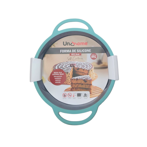 Forma Redonda de Silicone Soft 22,5cm