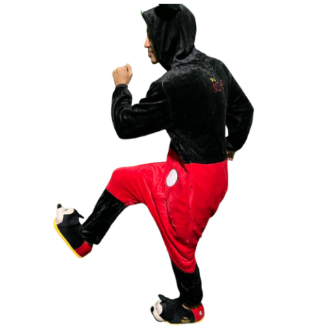 Macacão Kigurumi Adulto Mickey Mouse Tam G 0071697