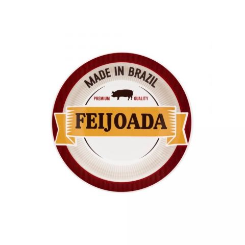Prato Fundo Cerâmica 23 cm Feijoada Premium Oxford